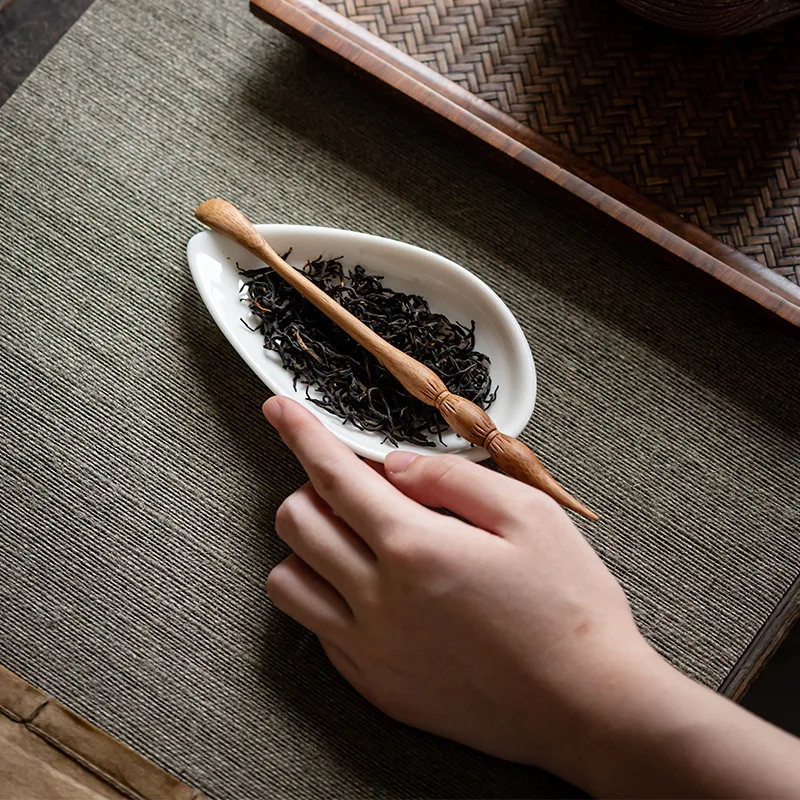 Bamboo Tea Needle for Kung Fu Tea Set Long Handled Spoons Needle Spoon Utensils Spare Parts Kitchen Tool Accessories