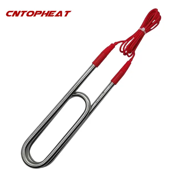 Tube chauffant électrique 220V/380V, Type U, chauffe-eau à Immersion en acier inoxydable pour réservoir 1