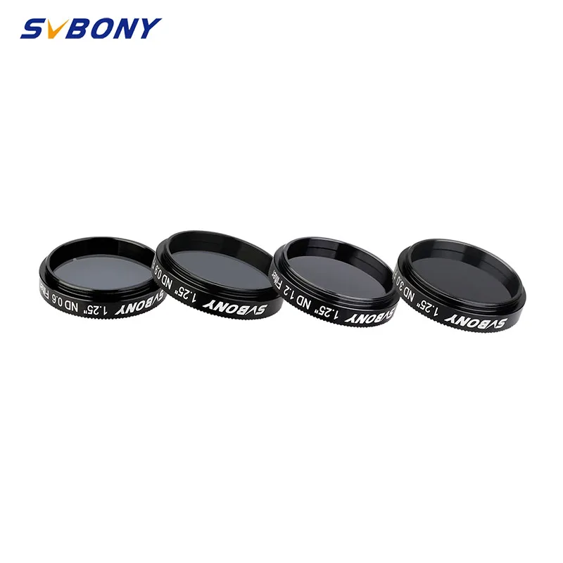 SVBONY SV139 1.25 Inch Telescope Filter ND Series 4 Sets Neutral