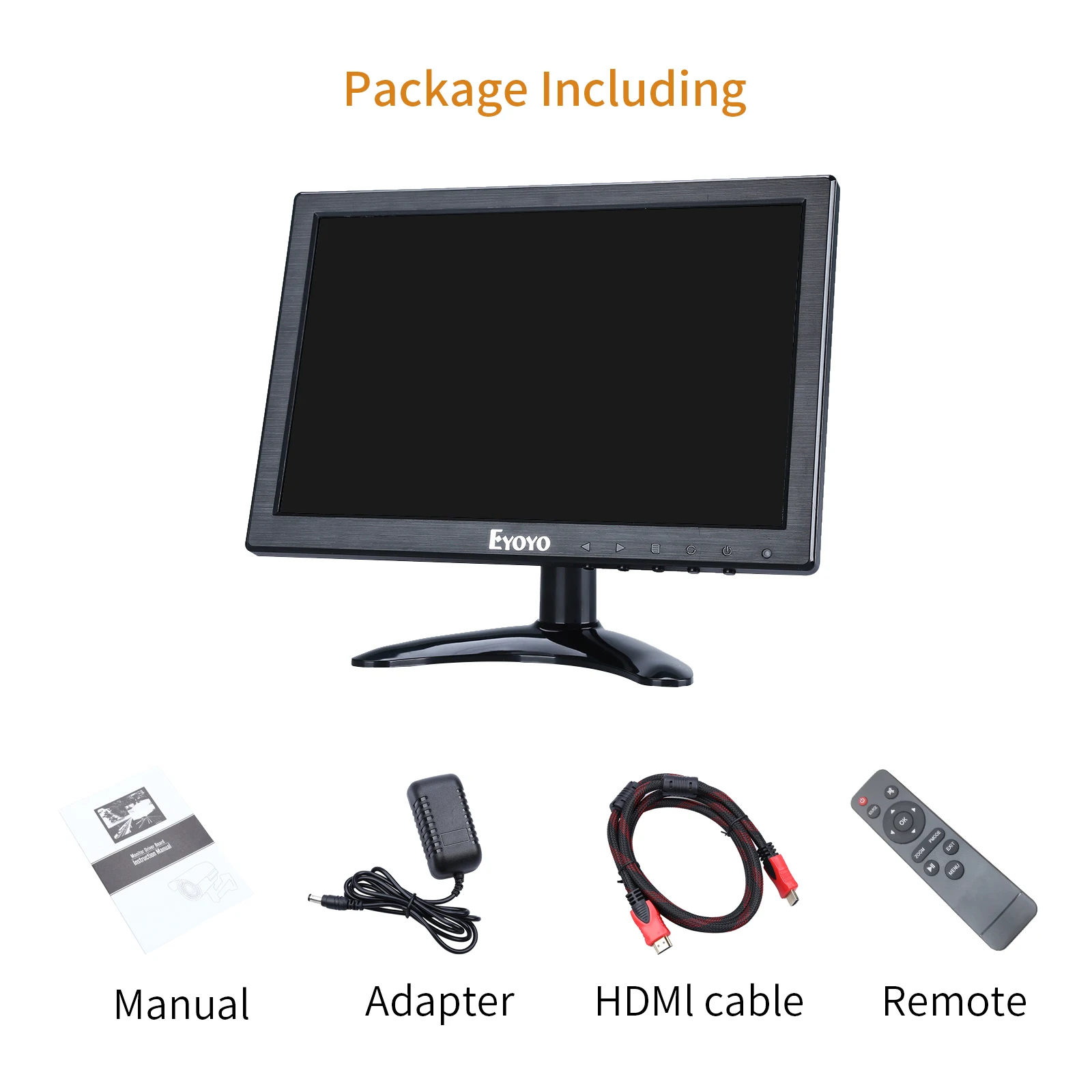 Eyoyo 10インチhdmi ipsモニター1920 × 1200 pcラップトップlcd