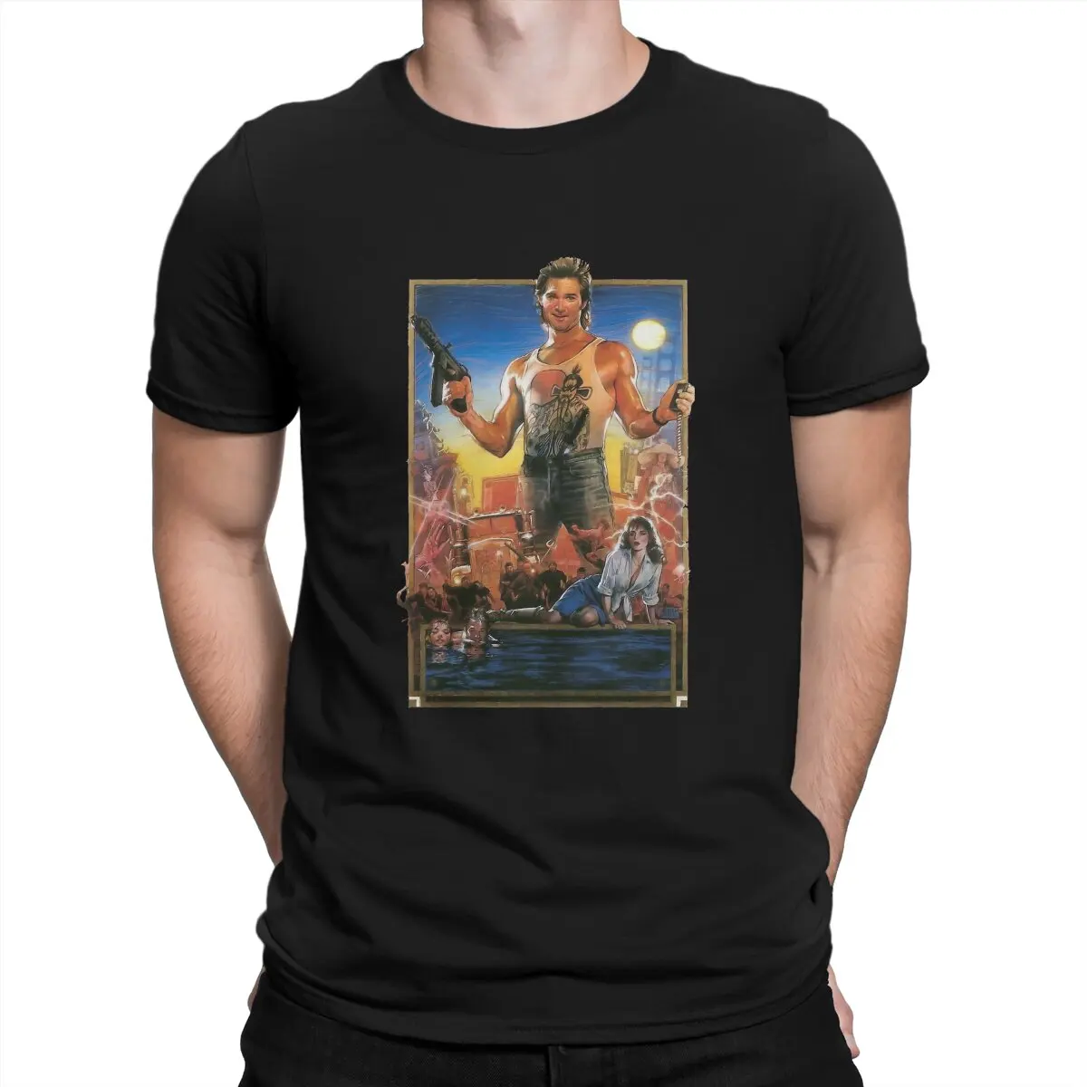 

Big Trouble in Little China Jack Wang Newest TShirt for Men Movie Poster Round Collar Pure Cotton T Shirt Distinctive Gift