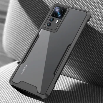 For Xiaomi Mi 12T Pro Case Clear Acrylic Shockproof Back Cover Xiami Xaomi Mi12T 12TPro 12 T T12 5G Camera Protect Bumper Coque