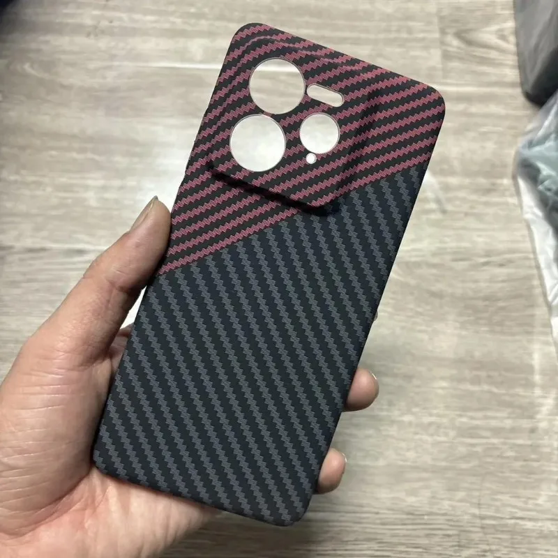 Stylish Carbon Fiber Texture Shockproof Bumper Case