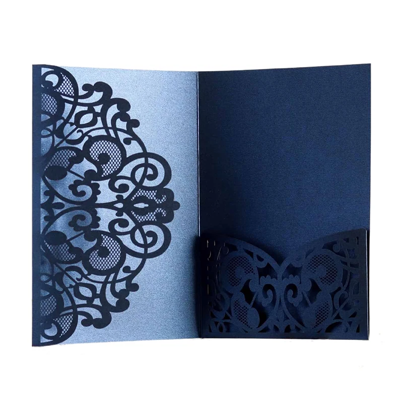 50pcs Laser Cut Wedding Invitation Card Covers Customize Favors Business Greeting RSVP Card Wedding Decoration Party Supplies greeting cards,wedding invitations