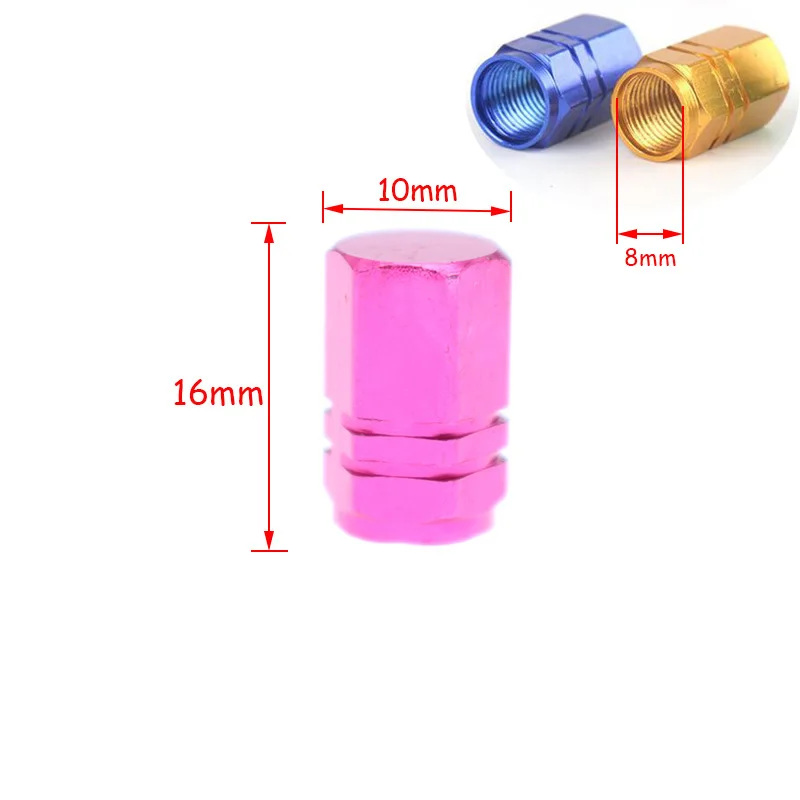 Aluminum Waterproof Tire Valve Caps for Cars Trucks Motorcycles Bicycles