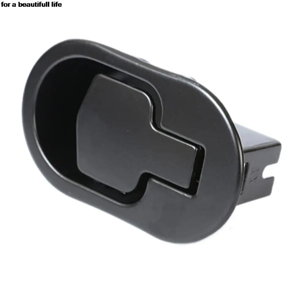 RDEXP Set Di 2 Maniglie A Leva Per Reclinabili – Ricambio In Lega Di Alluminio Nero Per Divani E Sedie, Dimensioni 11,2x6,5x3,7 Cm - 4