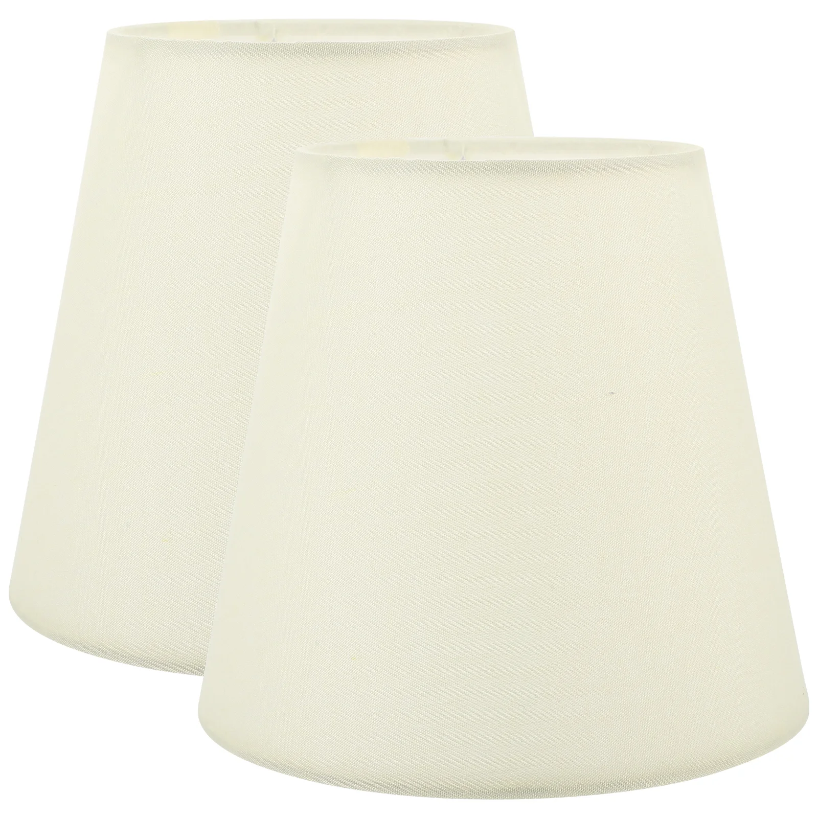 

2 Pcs Vintage Decor Holder Fabric Lamp Screens Chandelier Light Bulb Shades Cloth Cover