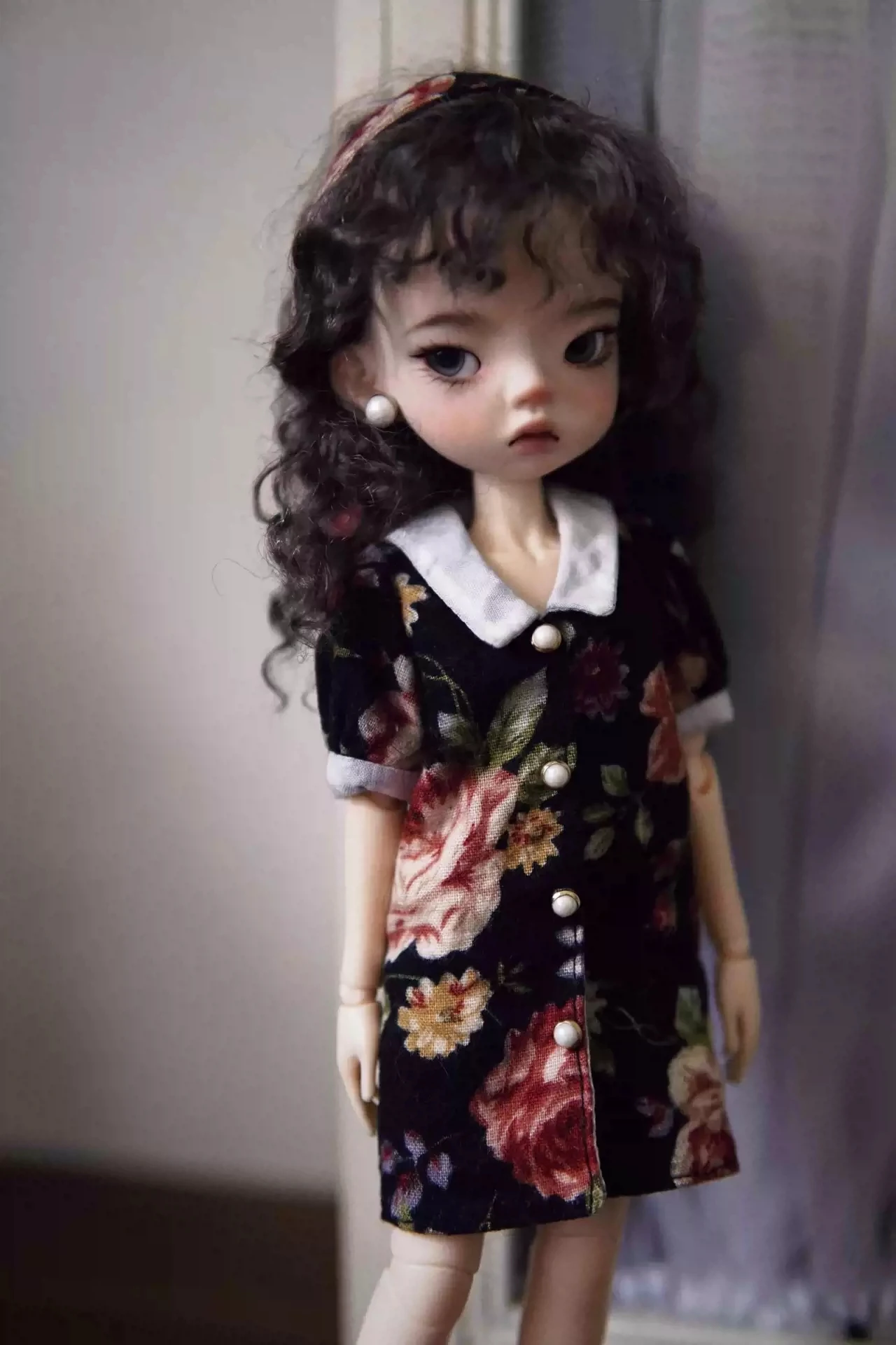 

Dula Doll Clothes Dress Vintage print skirt Blythe ob24 ob22 Azone Licca ICY JerryB 1/6 Bjd Doll Accessories
