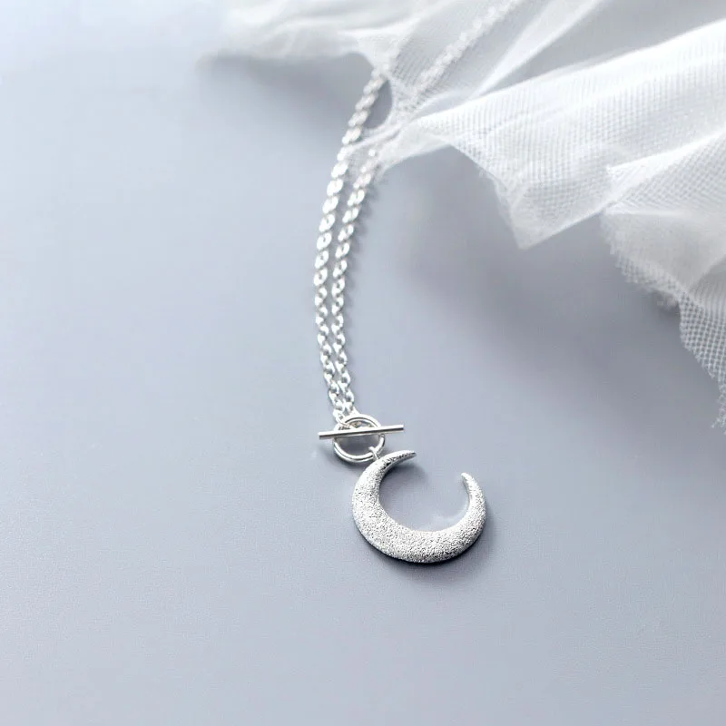 Moon Necklace Sterling Silver 925 | Necklaces Jewelry