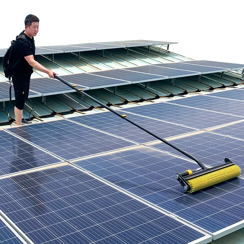 

Sunny smiler M1solar panel cleaning equipment factory outlet solar panel cleaning solutions solar panel cleaning rotating brush