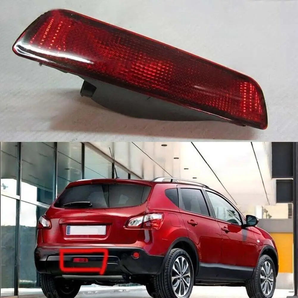 

Middle Tail Lamp Fog Light Waterproof Durable Rear Bumper Signal Lights 26580JE20A Plastic For Nissan Qashqai 2007-2013