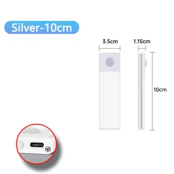 USB Rechargeable Wireless LED Motion Sensor Night Light for Versatile Indoor Illumination (3 colors in one Lamp)