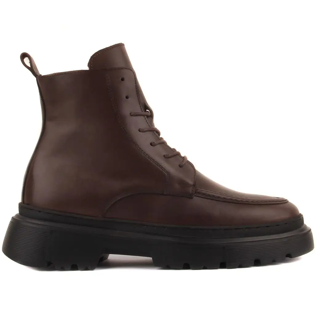 

Sail Lakers-Brown Leather Men's Postal Boots