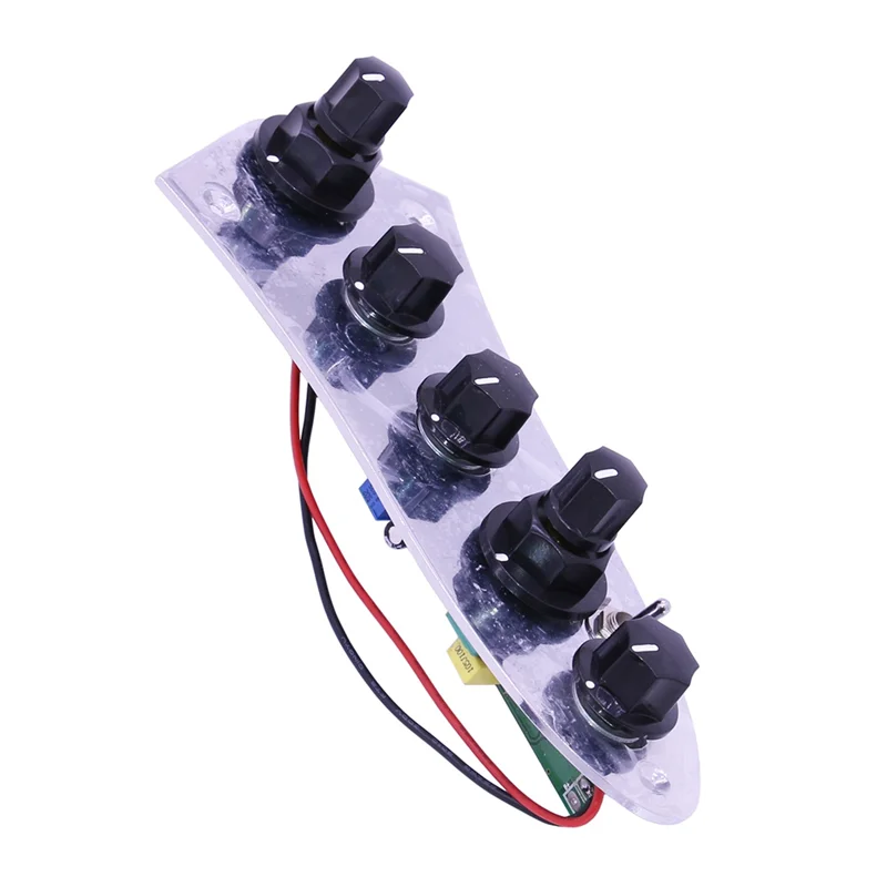 Guitar Accessories Guitar Neck Plates ABVE-5 Jazz JB Bass Loaded Wired Control Plate for 4/5 String Bass Guitar Parts