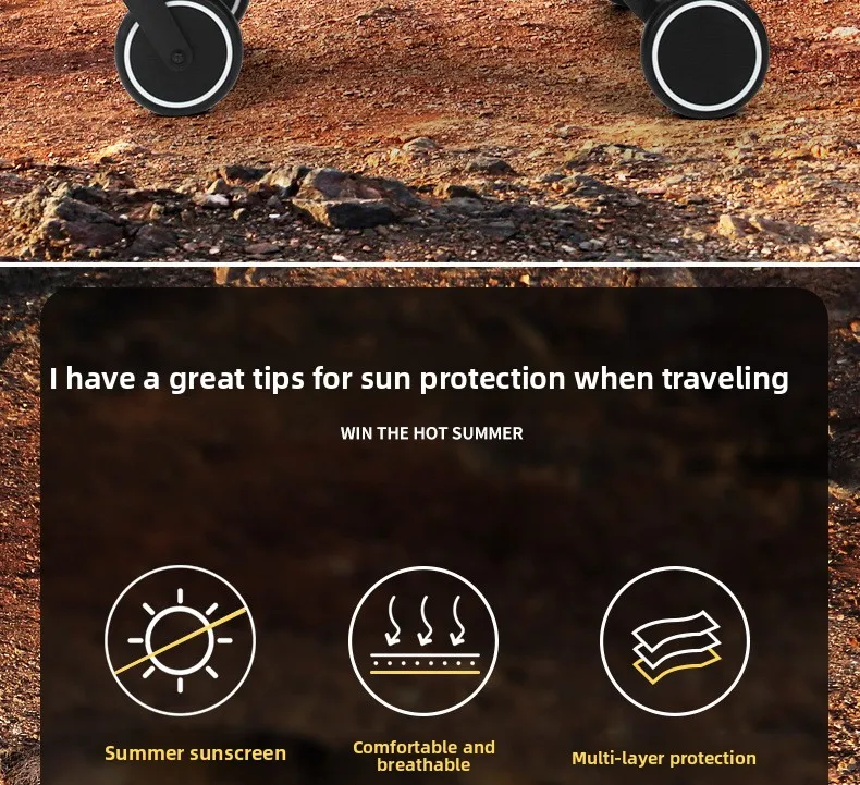 Description Picture 5 of itemUniversal Baby Stroller Accessories Sun Shade UV Protection Sunshade Carriage Canopy Cover for Prams Infants Car Seat Sun Visor