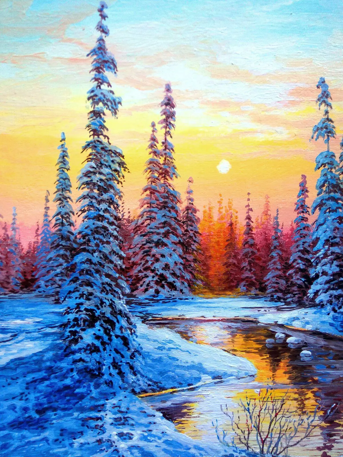 ABEUTY Pittura Ad Olio Per Numeri Fai Da Te, Lupo E Foresta Di Notte, 40,6x50,8 Cm, Tela Con Cornice In Legno, Colori Acrilici E Pennelli Inclusi