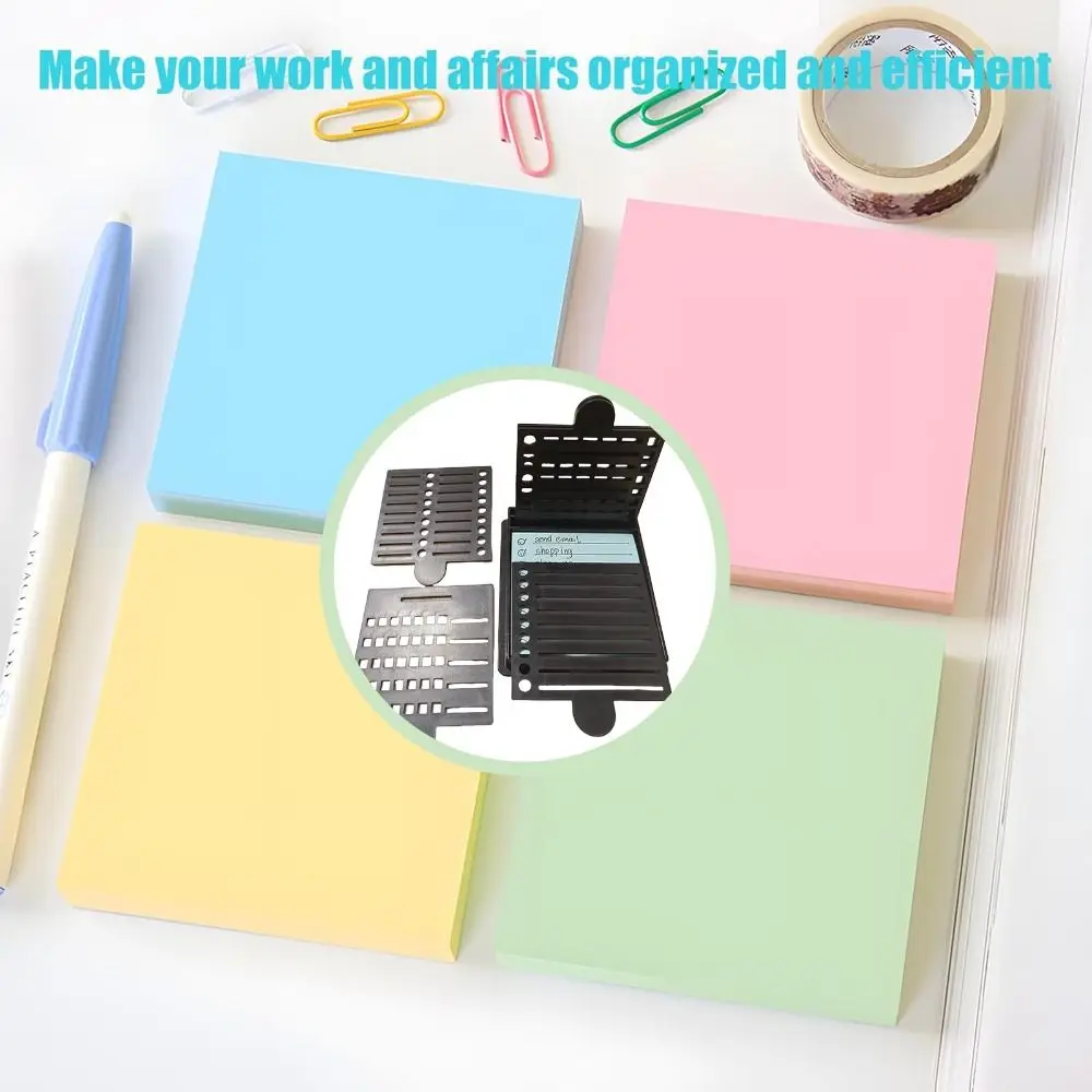 Enhanced Sticky Note Organizer Set with Stencil Templates