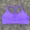 Women Cross Straps Sports Bra Gym Workout Crop Top Yoga Vest High Impact Fitness Bralette Push Up Running Tight Padded Underwear 5