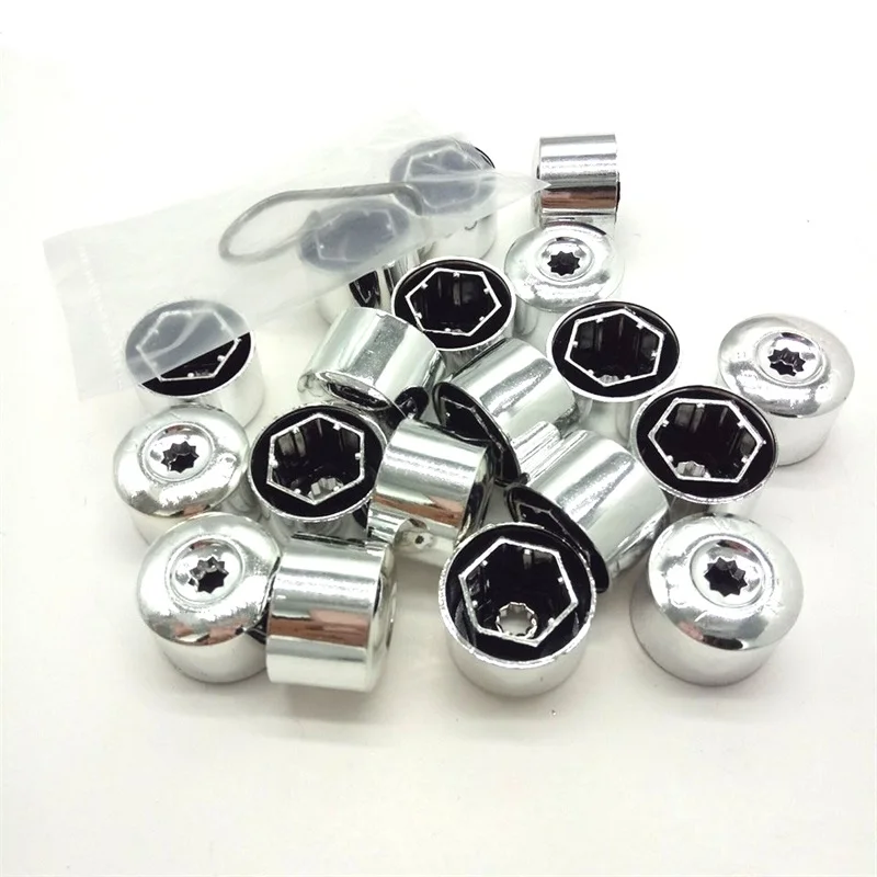 Car Accessories Wheel Nut Caps Screw Caps Auto Accessories Bolt Nut Covers 20pcs Car Wheel Bolt Caps Tyre Screws Cover For Volkswagen VW POLO Tiguan Passat B5 B6 B7 Golf 4 5 6 7 MK6 Jetta MK5 Bora Touran
