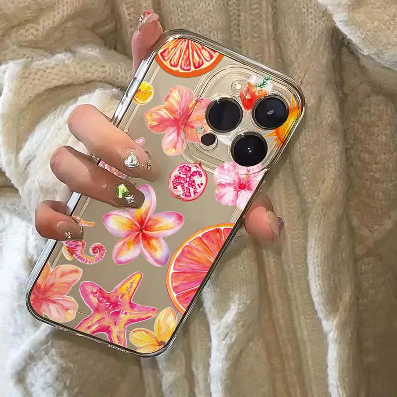 Summer Marine Seafood Design Phone Case Cover