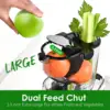 Slow Masticating Juicer Machine, With 3.26" Wide Feed Chute for Whole Fruits 2