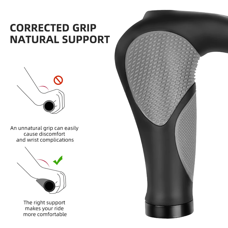 Ergonomic Anti-Slip Shockproof Bike Handlebar Grips