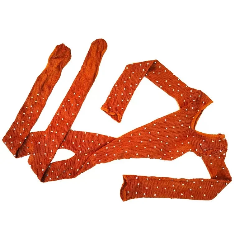 Dance Stockings Women Professional Fishnet Tights For Ballroom & Latin Dance Hard Yarn Lingerie Body stockings Nylon Stockings