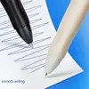 M&G 4pcs Hot Erasable Gel Pen Miffy Press Pen 0.5mm Black Student Cartoon Signature Pen Stationery 5