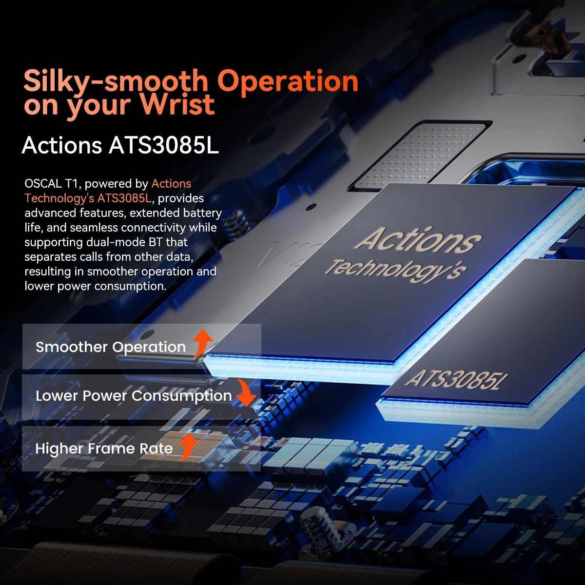 OSCAL ���ο� ����Ʈ �ð� T1 2.01'' HD ���÷��� ��� ������ �ִ� �߿� �ð� Bluetooth ��ȭ ��� Smartwatch