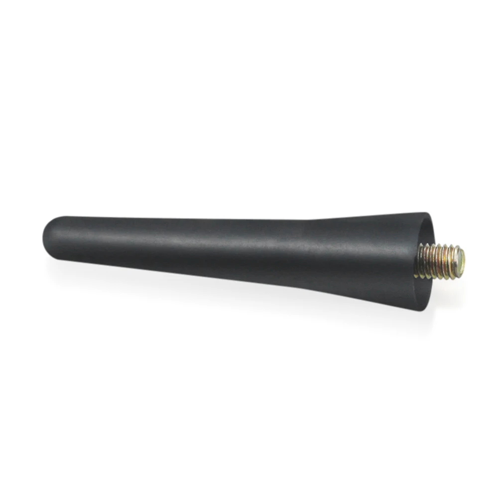 Car Radio Antenna 2.6 Inch Universal Rubber Mini Short Receiver Pole FM AM Roof Mount Screws Accessory Tool