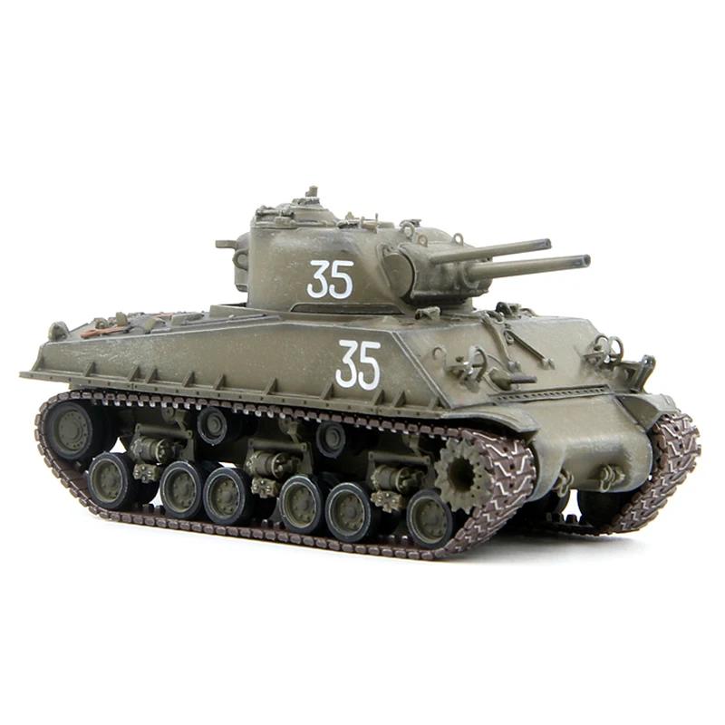

1/72 Scale 63148 US M4A3 HVSS Sherman Tank Flamethrower 1945 Model Infantry Fighting Z-Mark Tank Tracked Vehicle Model Toy Gift