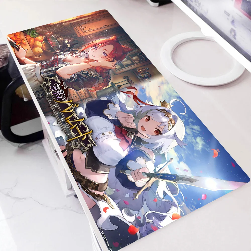 

Rage of Bahamut Computer Mouse Pad Gamer Japan Desk Mat Office Accessories Pc Cabinet Mousepad Keyboard Gaming Mats Large Mause