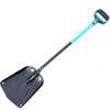 Portable Folding Snow Shovel with Extendable Aluminum Handle, Emergency Ice Removal Shovel Retractable for Car, Outdoor, Camping 2
