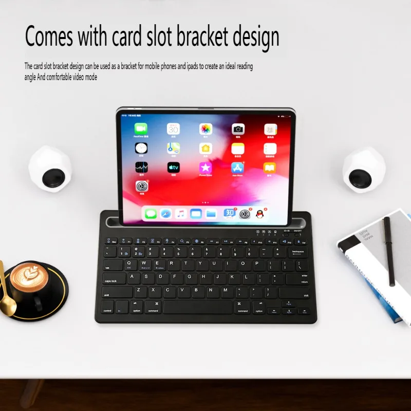 2.4G Wireless Mouse Combo Teclado Bluetooth For Laptop PC IPad Macbook Android Notebook Ipad Keyboard_voghion.com