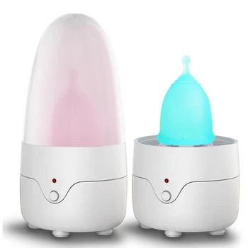 Menstrual Cup Cleaner Steamer Portable Steam Sterilizer Machine for Cleaning Baby Nipples Menstrual Cup Personal Small Articles