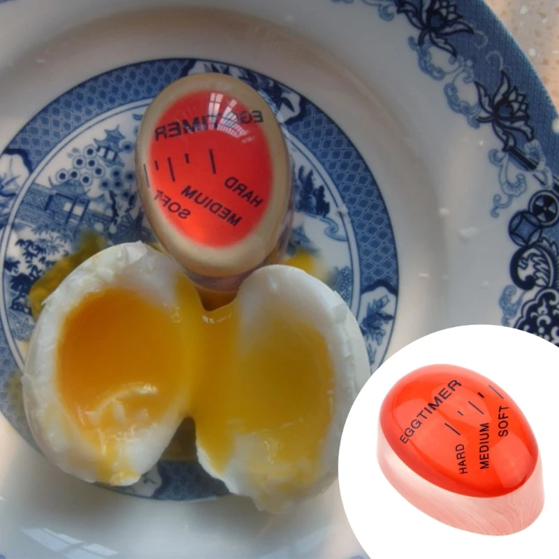Eggs Boil Indicators Eggs Timer Resin Tool Color Changing Cooking Temperature Observer Resin Boiling Small Tool
