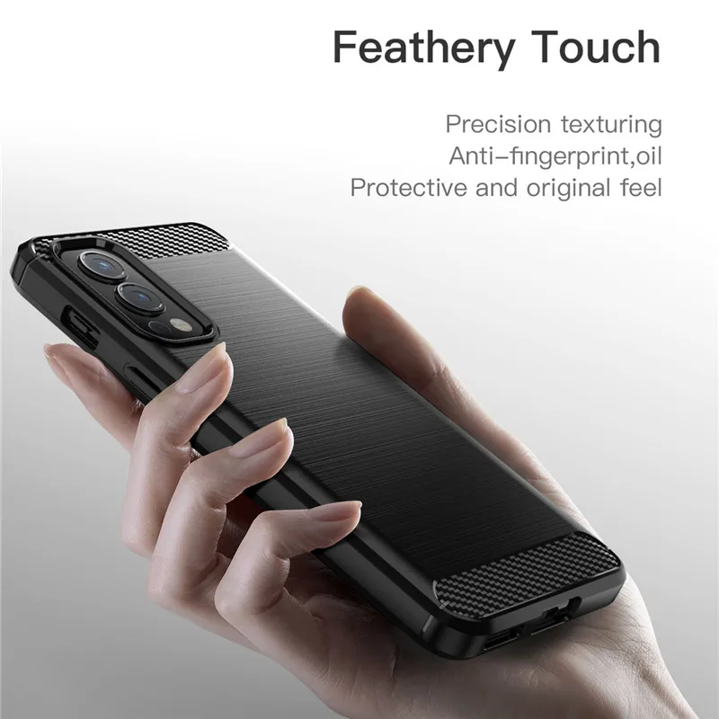 Shockproof TPU Carbon Fiber Phone Case