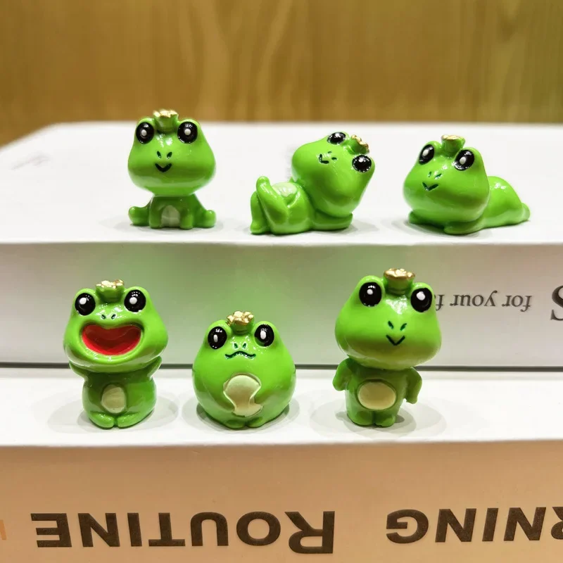 

2-3cm Cute Frogs Delicate Workmanship Kawaii Beauty Model Computer Case or Table Decoration Exclusive Design Birthday Gifts