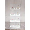 Set of 4 Stackable Breeding Bird Cage for Canary Finch Small Birds (White) 2
