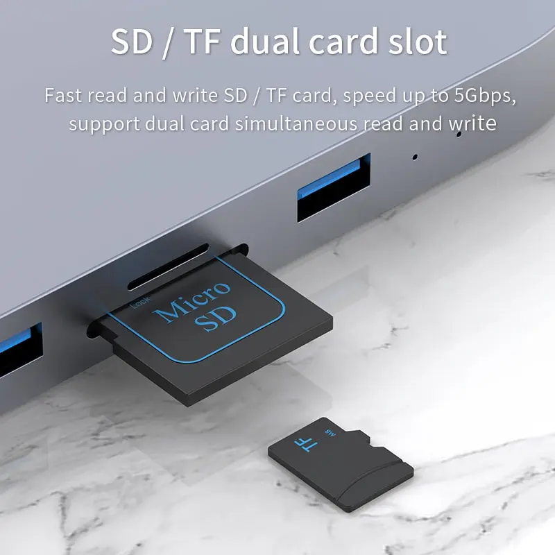 Hagibis USB C Hub with Hard Drive Enclosure Type C Docking Station 2.5 SATA NVME M.2 SSD Case 4K DP USB3.0 M1 M2 for Mac Mini 4
