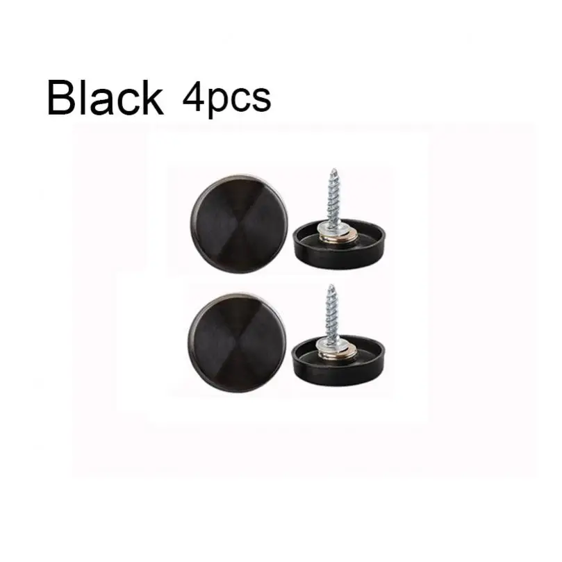 4pcs 16mm Diameter Stainless Steel Screw Cove Cover Nails Fasteners for Advertising Board Tea Tables Wardrobes Glass Furnitures