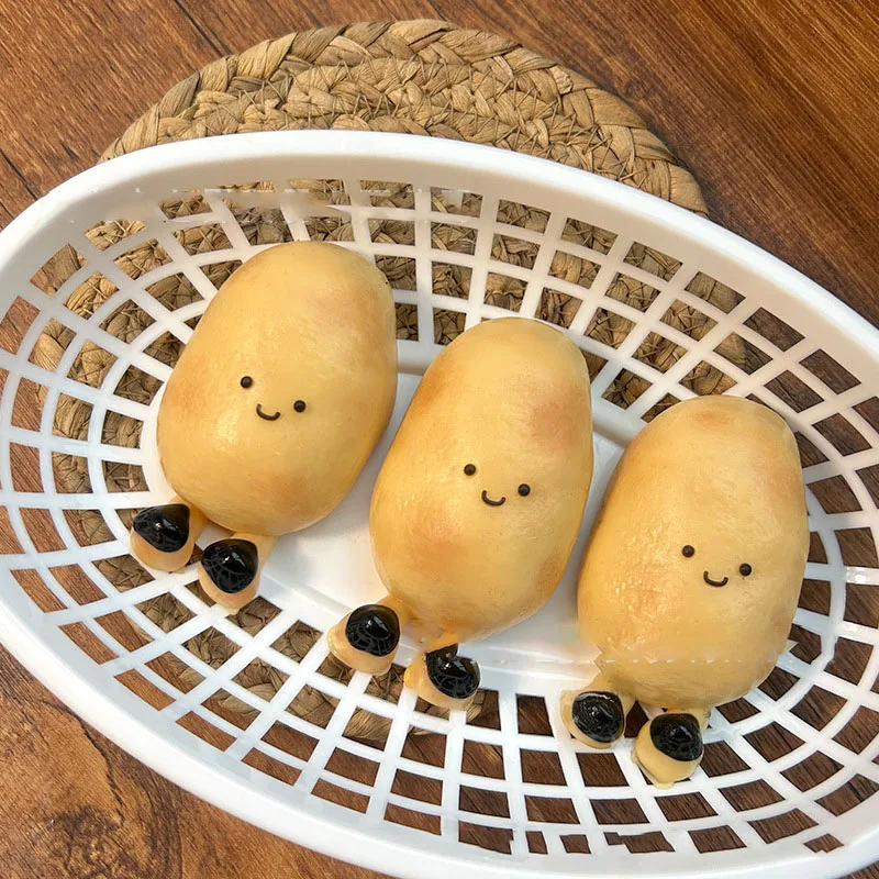 Mochi Taba Squishy Cute Cartoon Handmade Silicone Potato Chubby Potato Fidget Kids Toy Plasticity Stress Relief Toy Kawaii Gift 4