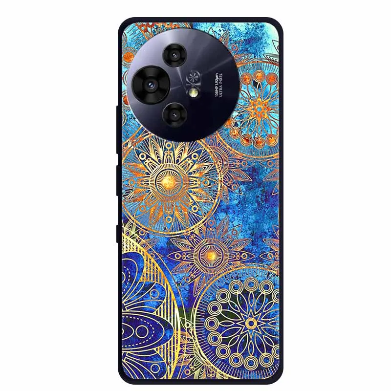 Premium Black Silicone Protective Case for TCL 50 Pro NxtPaper 5G