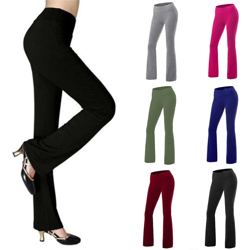 Foldover Yoga Pants Bootcut