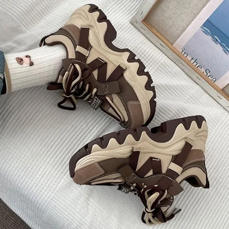 أحذية رياضية غير رسمية على الموضة للنساء لربيع وخر...