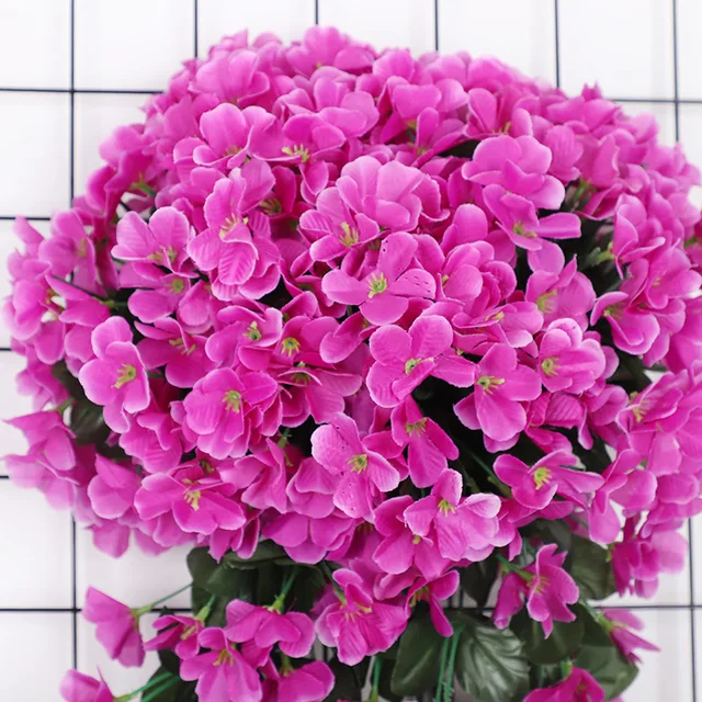 Colgante De Pared Con Orquídeas Violetas Artificiales De Seda En Cesta De Ratán - Decoración Para Hogar