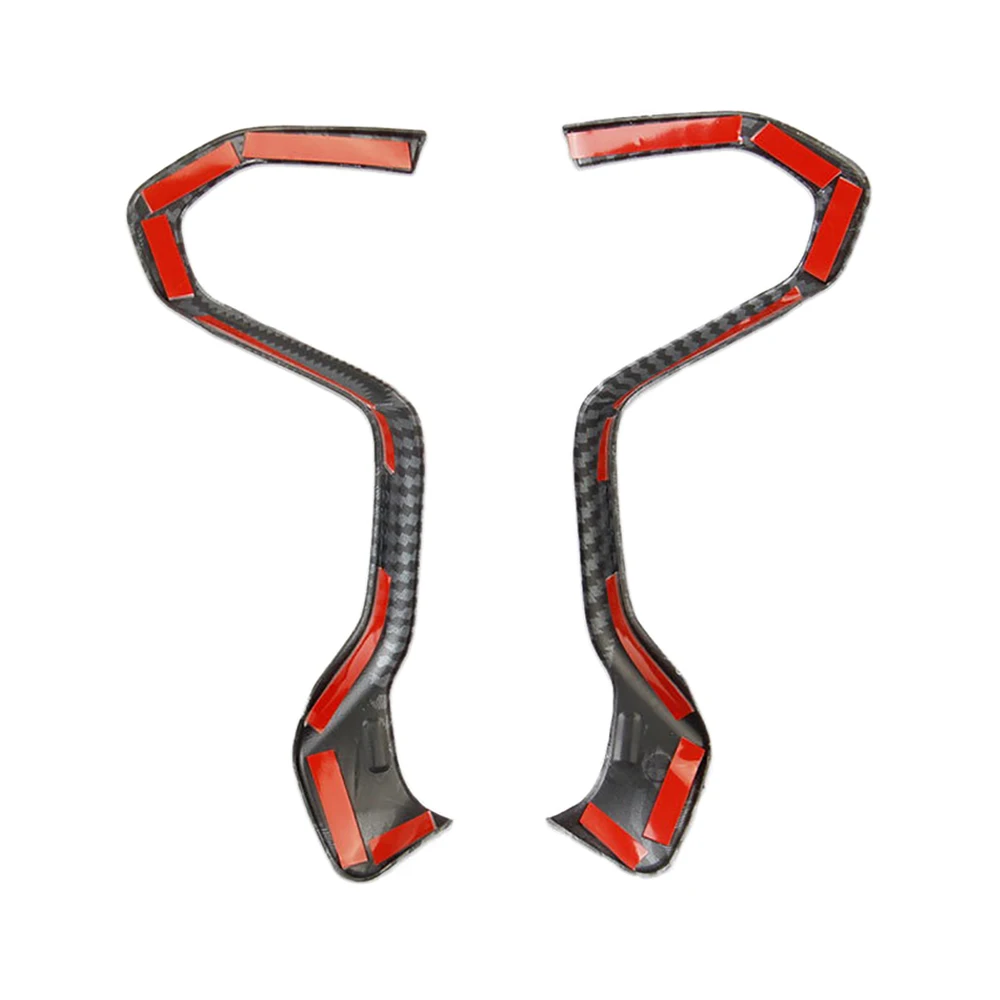 Chevy Silverado GMC/SIERRA 2014-2018용 탄소 섬유 스티어링 휠 커버 트림