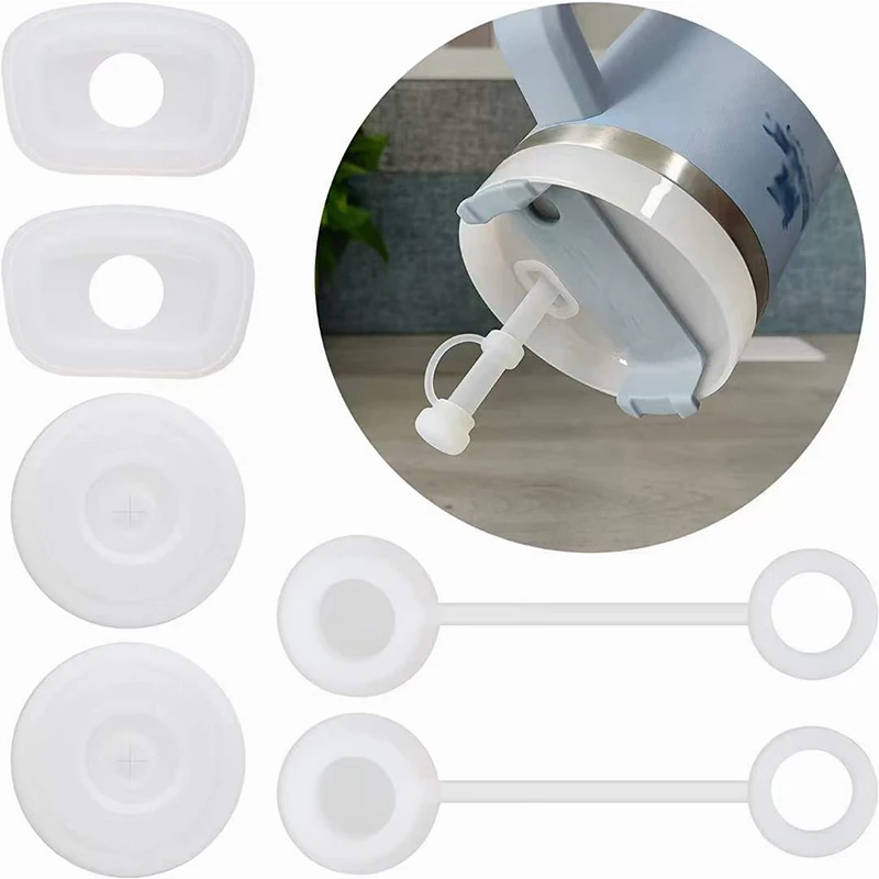 

1 Набор силиконовых пробков для утечки, совместимых с 1,0 40 унций/30 унций, крышка для стакана Stanley Tumbler, соломенная крышка, Герметичная Кружка, пробка для разлива