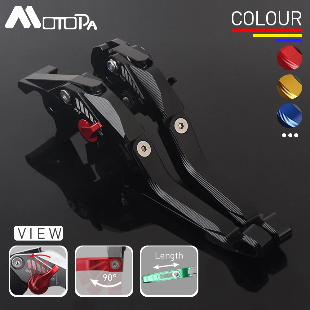 

For Yamaha XTZ250 XTZ 250 2023 MOTOPA Motorcycle XTZ250 2023 Adjustable CNC 5D aluminium Brake Clutch Levers Handle