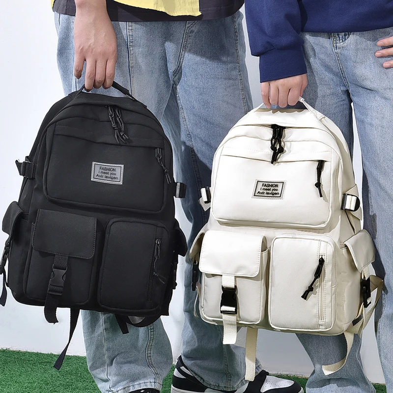 

Вместительная Водонепроницаемая школьная сумка, модный дорожный рюкзак, нейлоновый рюкзак для компьютера